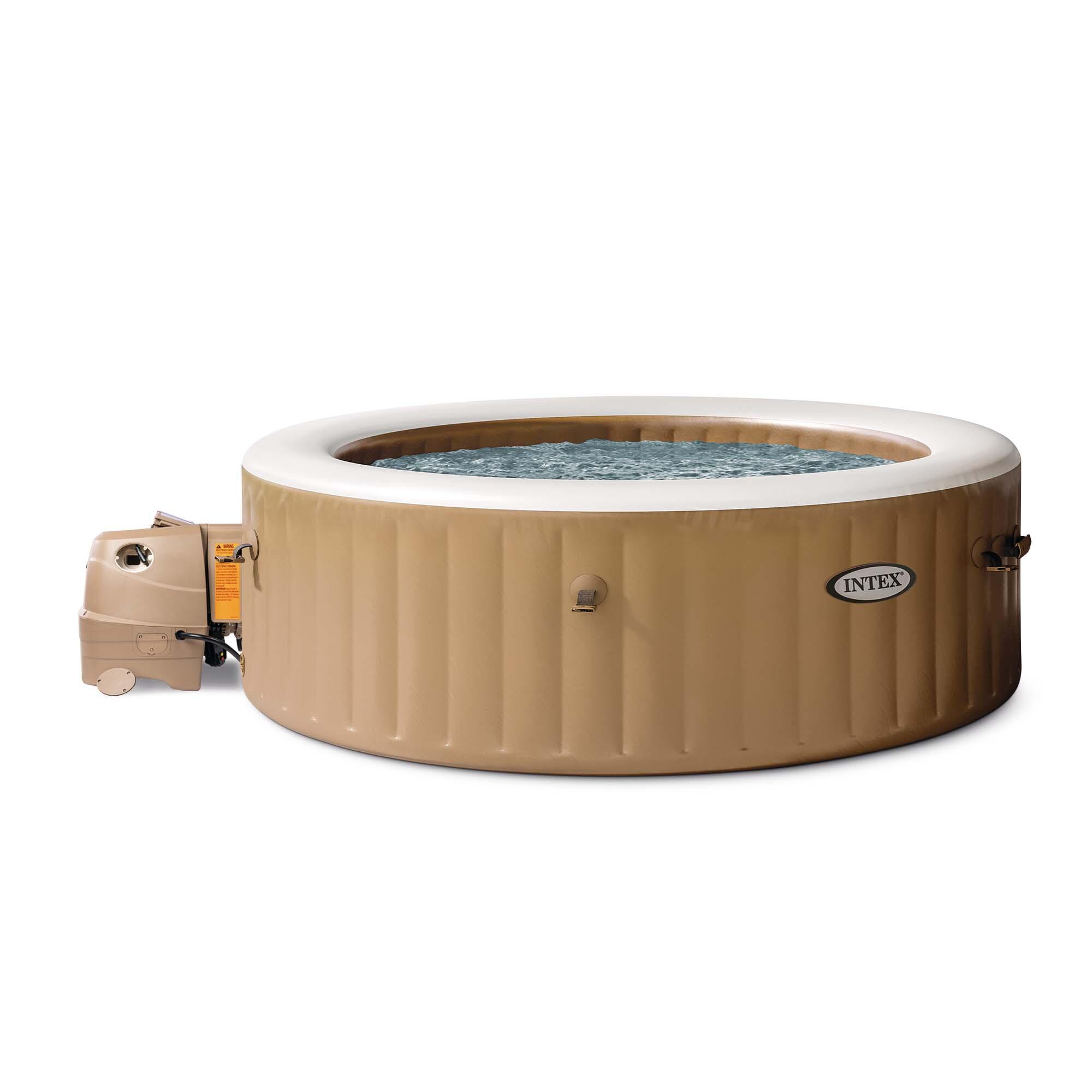 INTEX Intex 28412NP - Idromassaggio Gonfiabile PureSpa Bubble Massage, 8 Posti