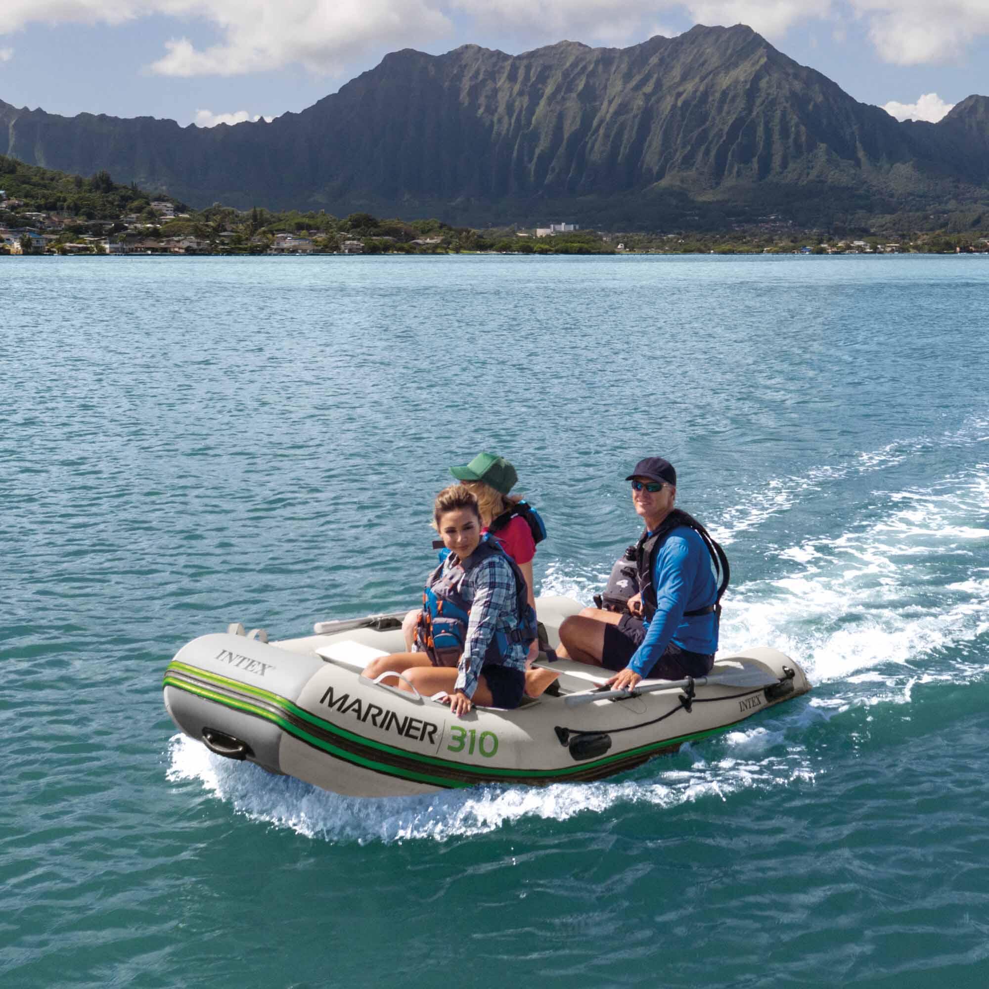 Intex 68396NP - Gommone Canotto Gonfiabile Mariner 310, 4 Posti, 310x155x41 cm 3/7