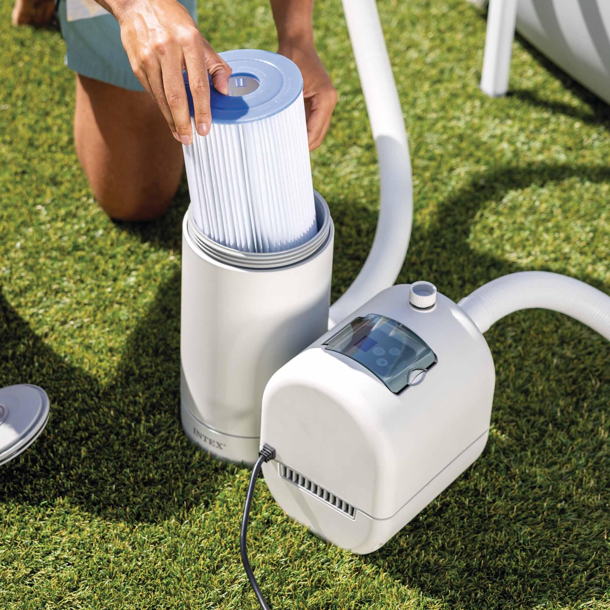 Intex 26634 - Pompa Filtro a Cartuccia per Piscine ⌀ 732 cm, 9463 L/h 6/7