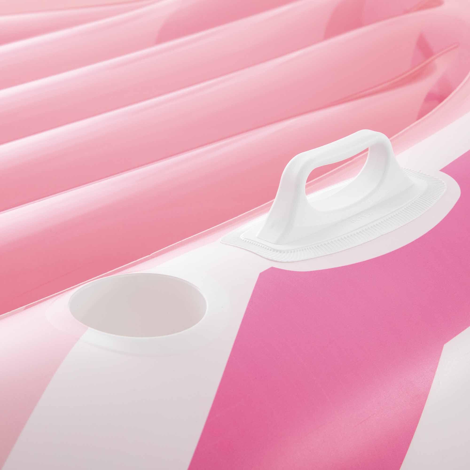 Nafukovací lehátko INTEX 57804 PINK PARADISE BOAT FLOAT 244x119x97cm 7/7