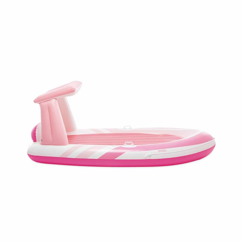 Nafukovací lehátko INTEX 57804 PINK PARADISE BOAT FLOAT 244x119x97cm