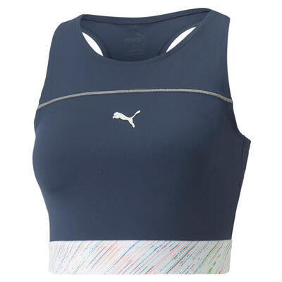 Top Puma Run High Shine Crop Tank W per donne