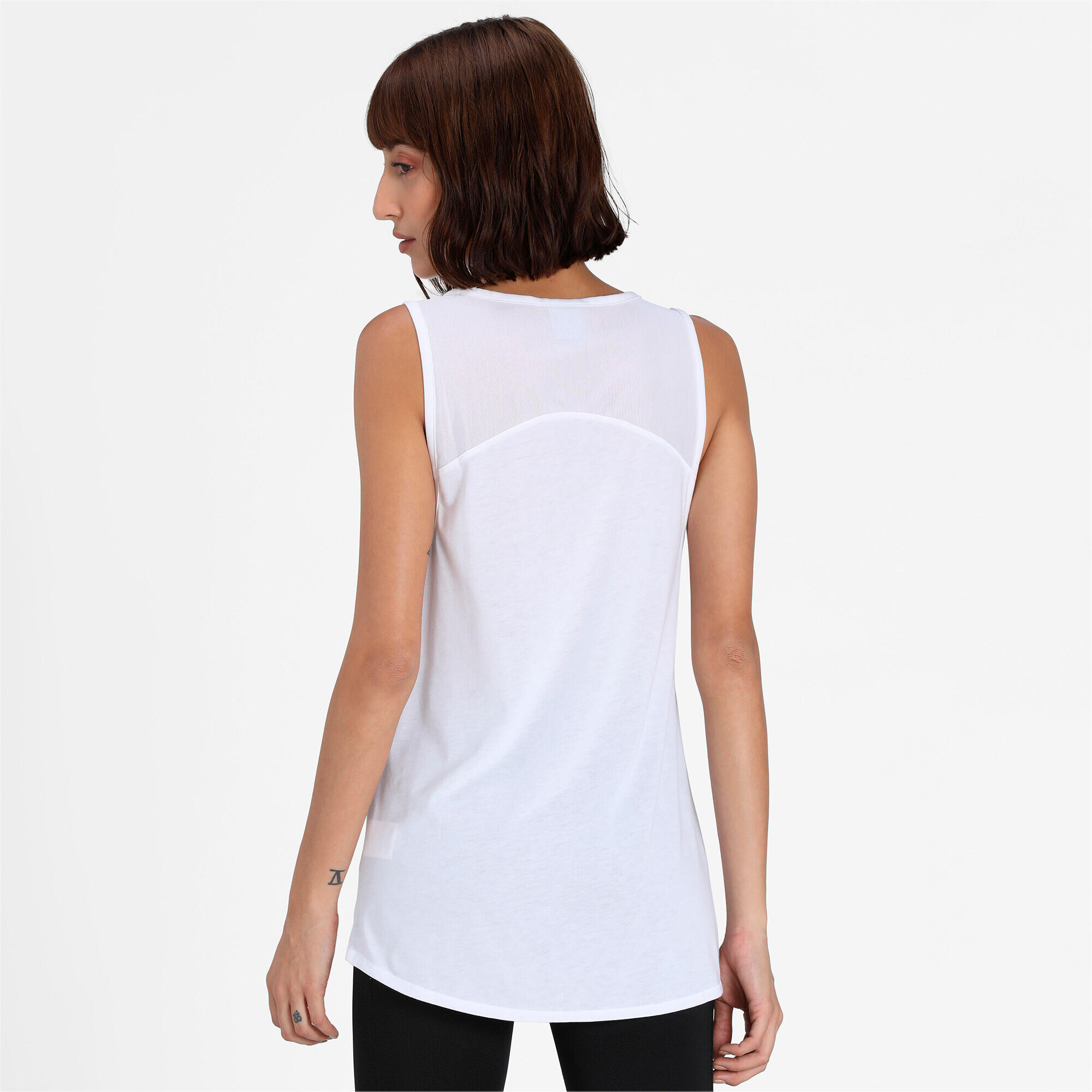 Top de alças Puma Mulher Branco 5/5