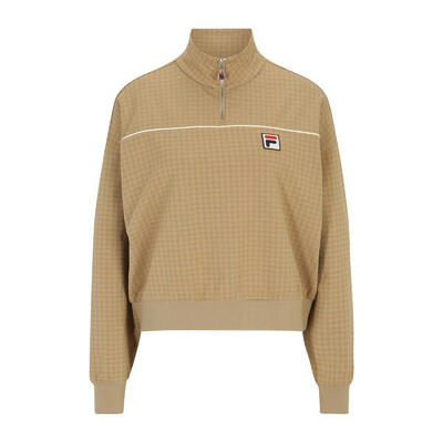 Fila liebau aop-sweatshirt voor dames met halve rits