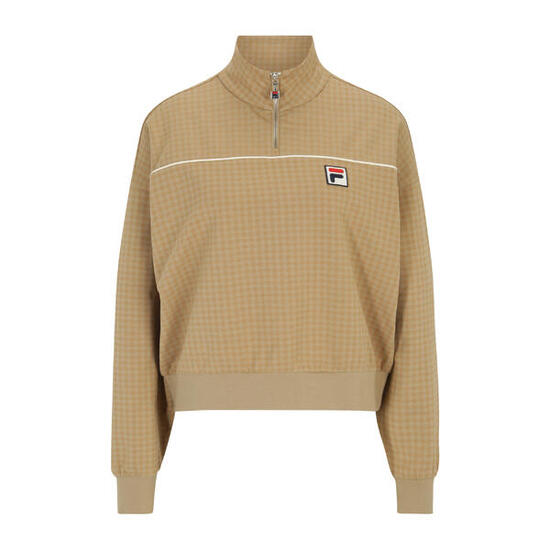 Felpa con mezza zip Liebau Aop da donna di FILA