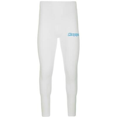 Scaldamuscoli lungo da uomo in poliammide arancione da calcio