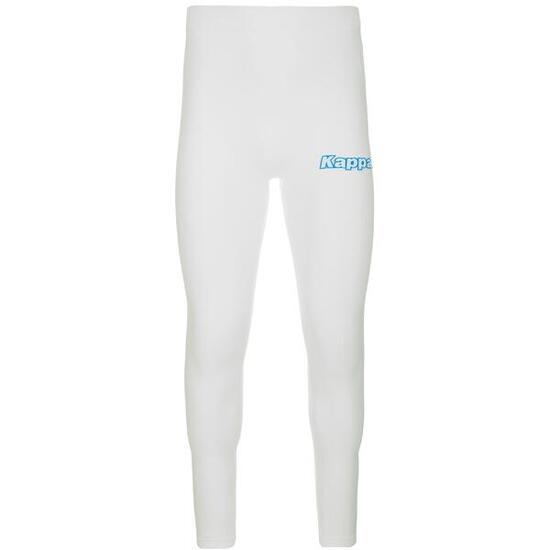 Scaldamuscoli lungo da uomo in poliammide arancione da calcio