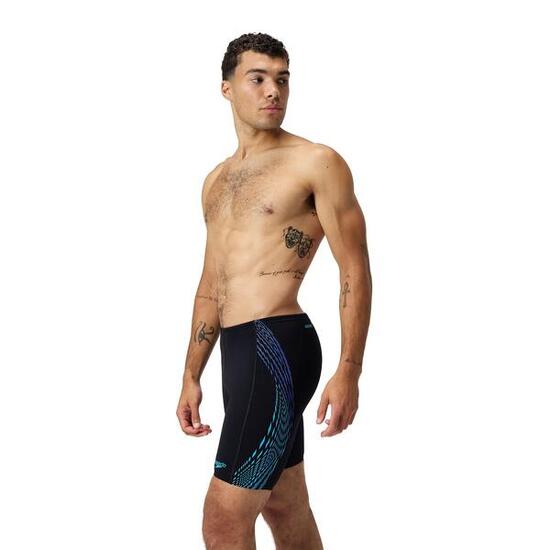 Speedo Jammer Tech Panel Schwarz / Blau