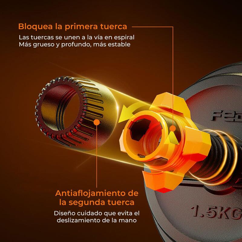 Kit de pesos conectados V2 30Kg Xiaomi Fed + sensor