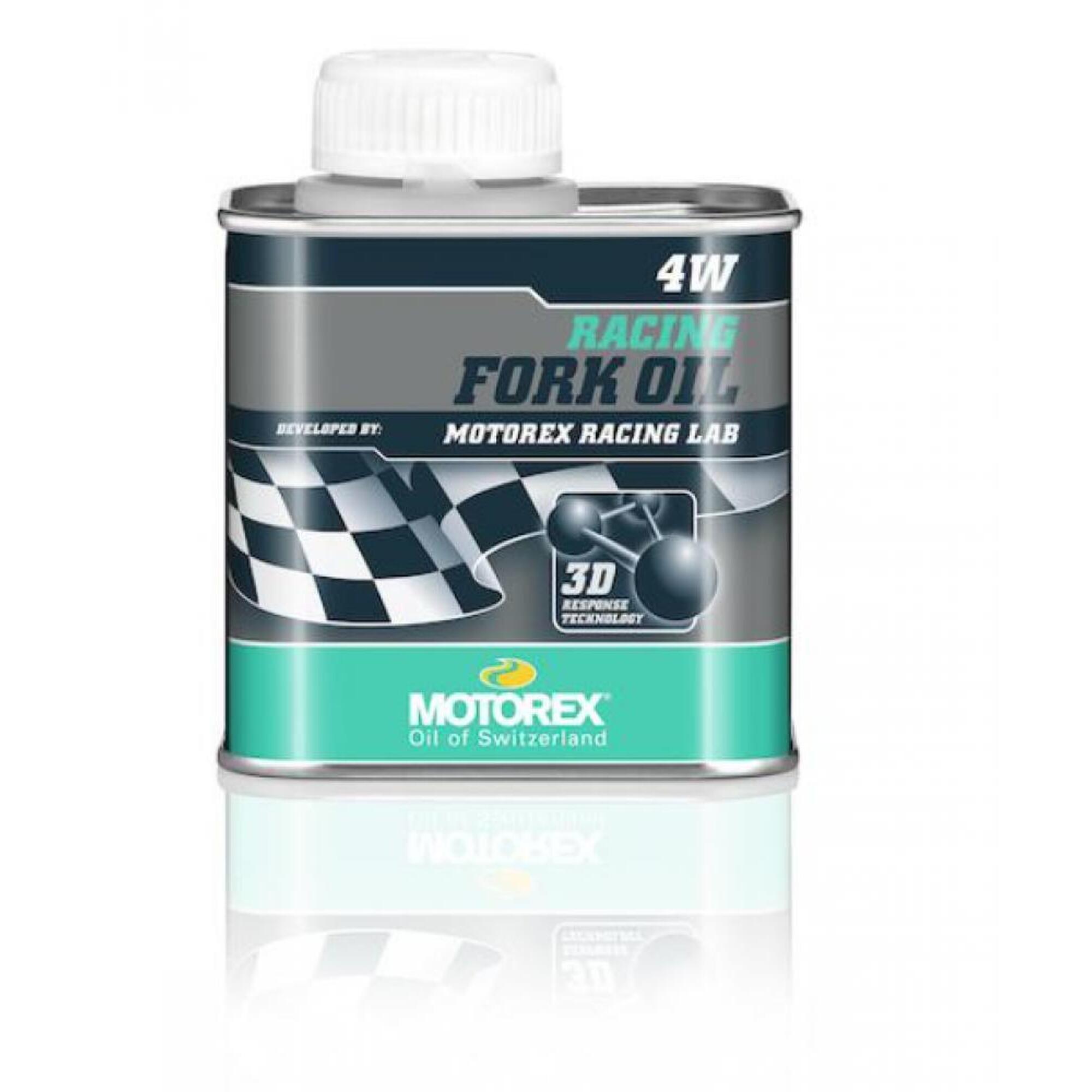 Widelec olej butelka puszka Motorex Racing 4W