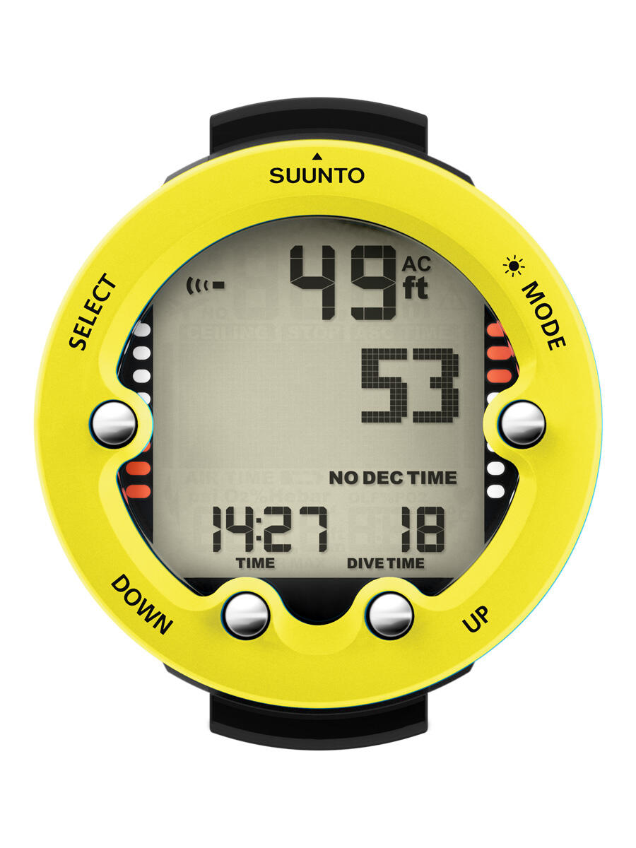 Rgbm Suunto Zoop Novo Lemon Yellow Nitrox Freedive RGBM Algorithm Dive Computer