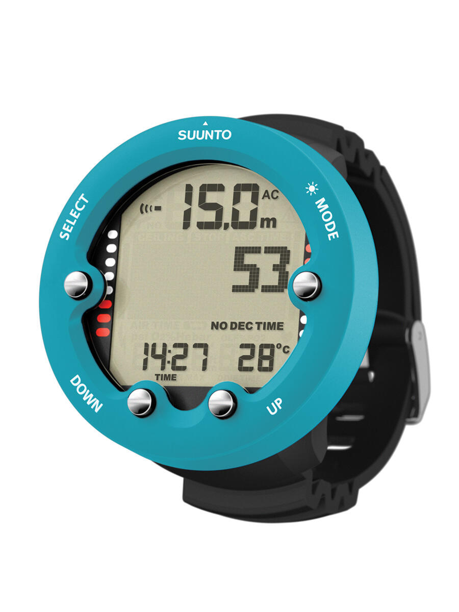 Rgbm Suunto Zoop Novo Aqua Blue RGBM 5-Mode Scuba & Free Dive Computer