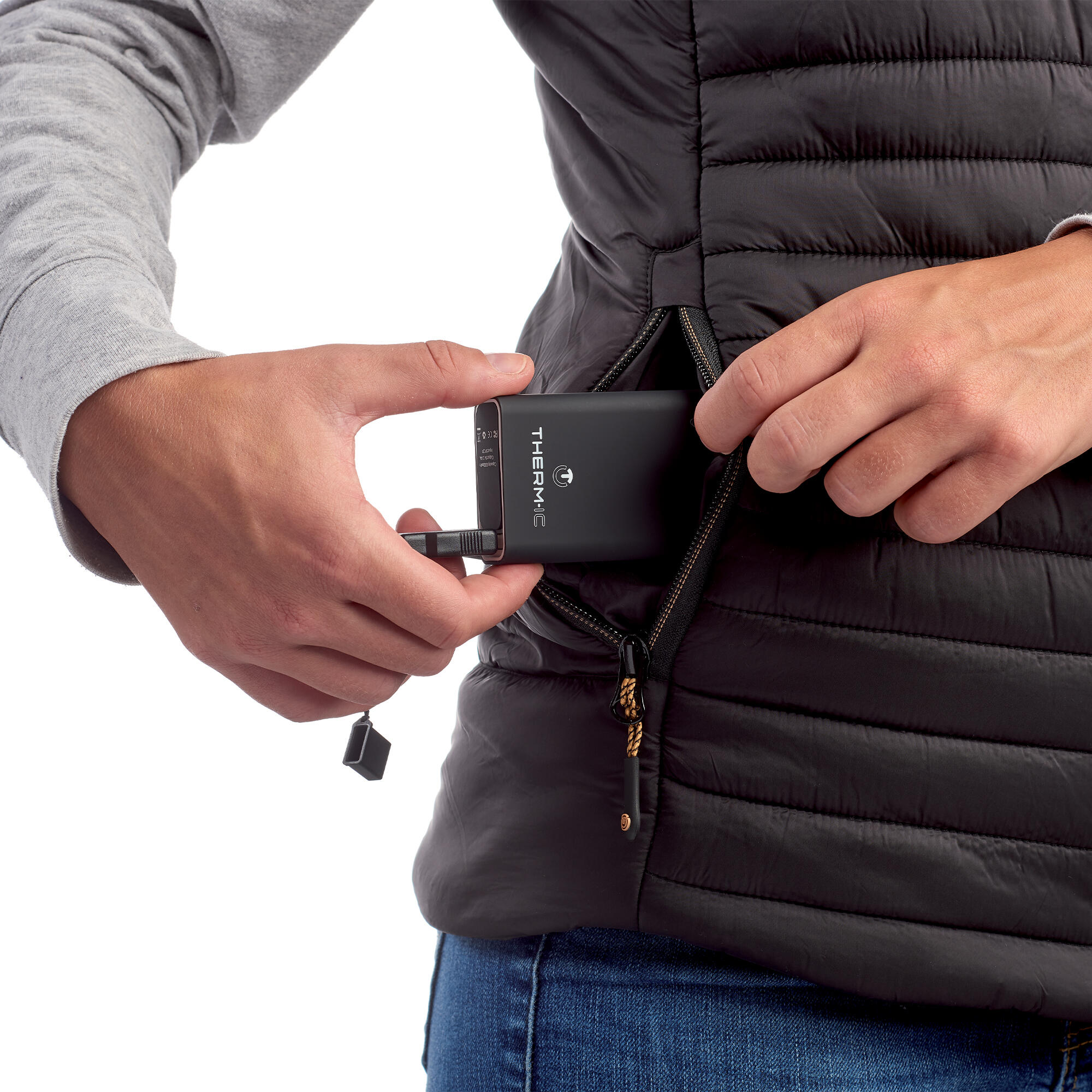 Mouwloos verwarmd donsjack, voor buitenactiviteiten - Set PowerVest Heat 2/4