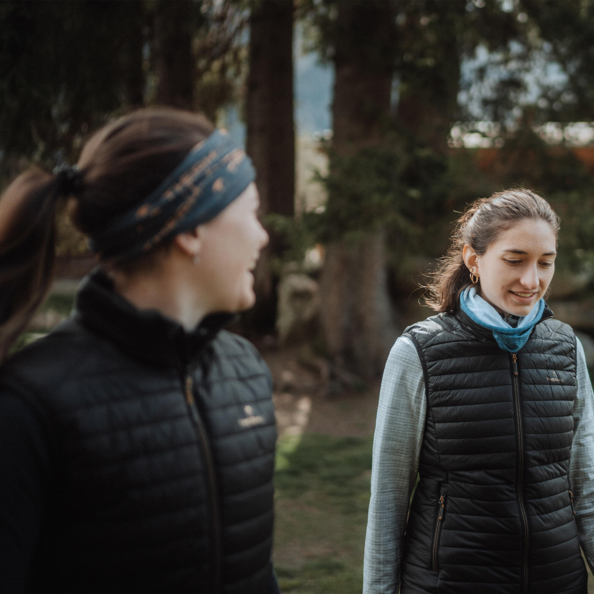 Chaqueta calefactable y ligera para mujer con bluetooth Set