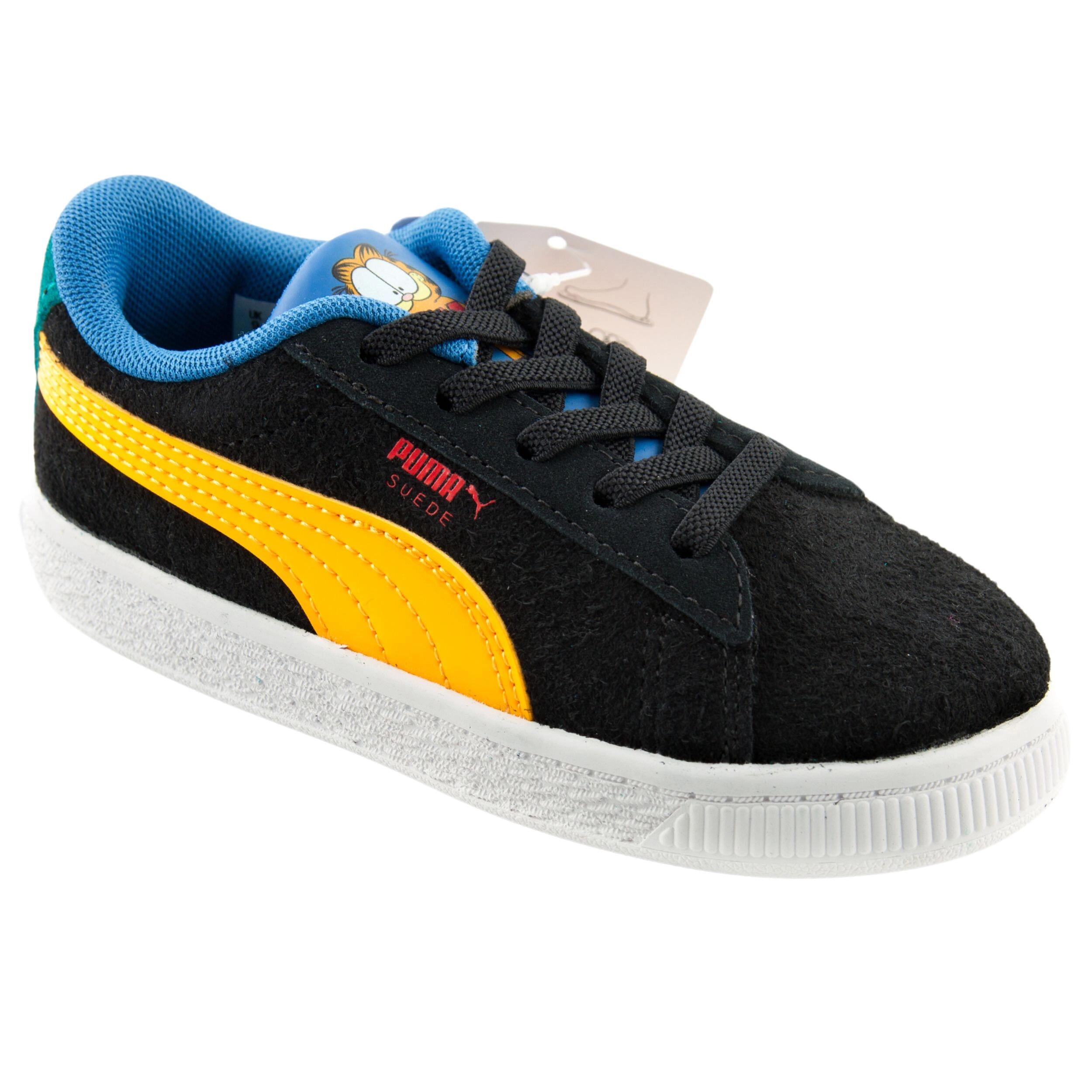 Chaussures de marche Puma Suede Garfield Ac Inf pour enfants 4/6