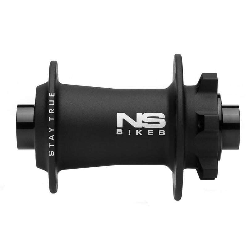 Roți bicicletă - Butuc față - 100x15 Disc - Negru - Ns Bikes