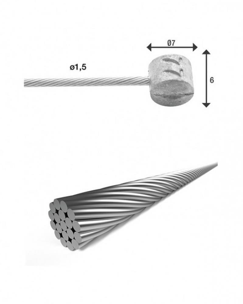 Câble de frein pour XLC BR-X85 Shimano/campagnolo/Sram 2/2