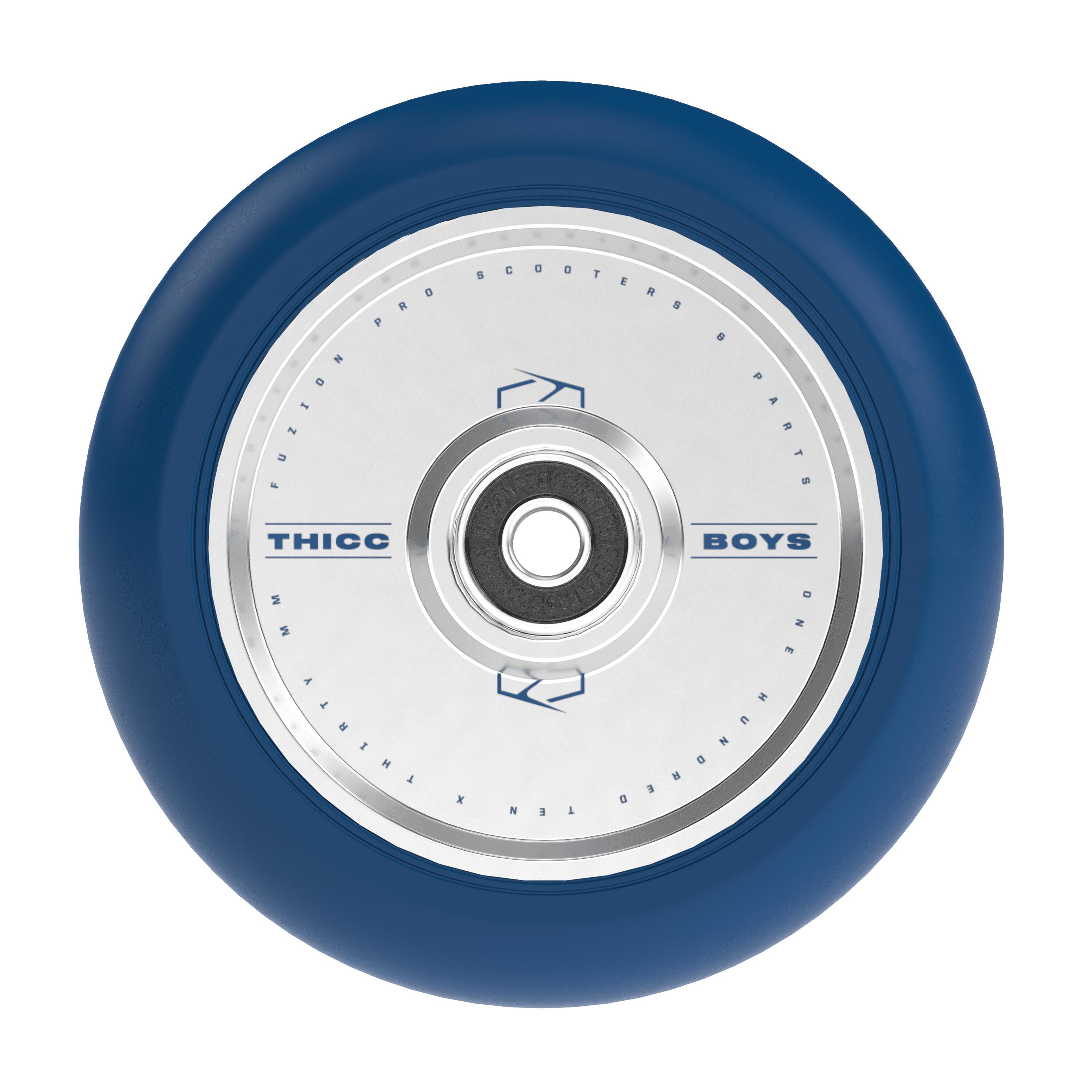 FUZION Ruote Trott 110 mm ThiccBoys Navy/Silver FUZION