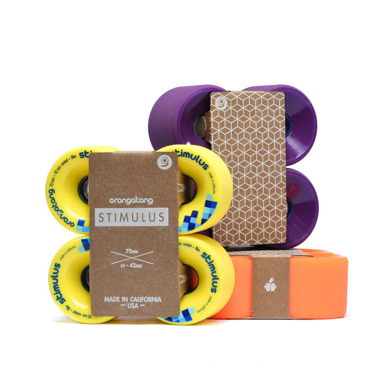Kolečka Skateboard - Sk8 - Stimulus - 70 mm 86a - Orangatang