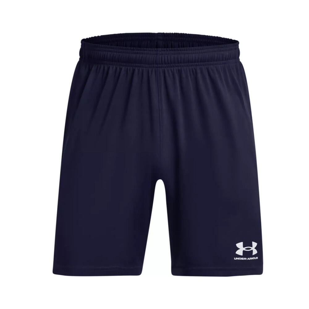 Men's Under Armour Knit Sports Shorts - White/Black