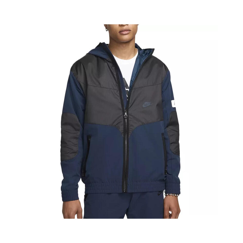 Nike - Veste De Survêtement Nike Nsw Airmax Wvn Jacket - Sweat Zippé - Bleu - 36 Xs - Decathlon