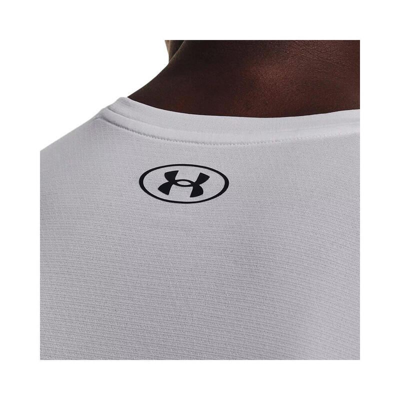 Tricou Under Armour Tech Vent SS pentru bărbați, alb, alb