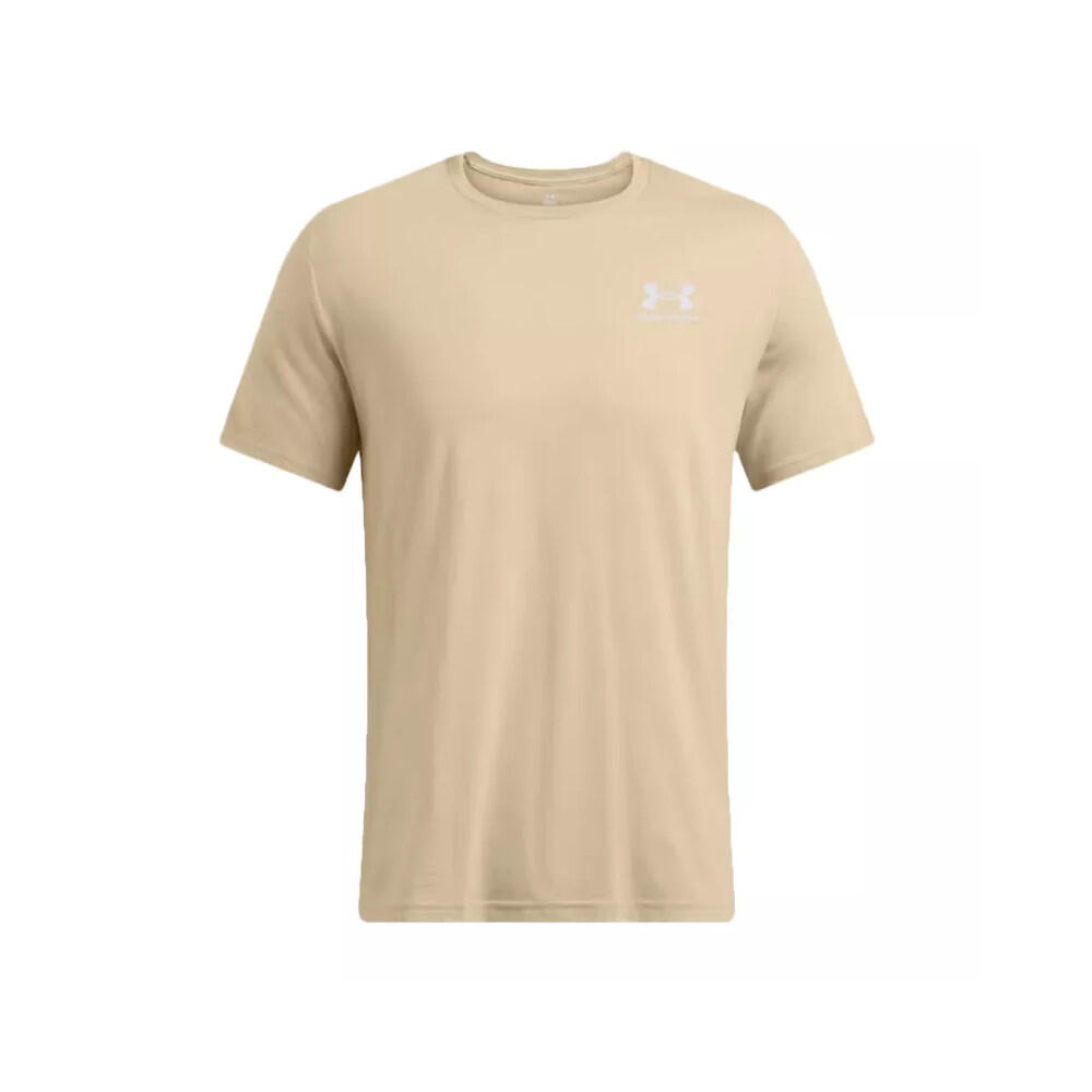 Under Armour - Tee-shirt Under Armour Sportstyle Lc Ss - T-shirt Manches Courtes - Beige|blanc - 36 Xs - Decathlon