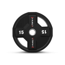 Disque de musculation polyuréthane olympique HMS TPC15