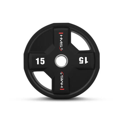 Disque de musculation polyuréthane olympique HMS TPC15