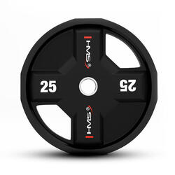 Disque de musculation polyuréthane olympique HMS TPC25