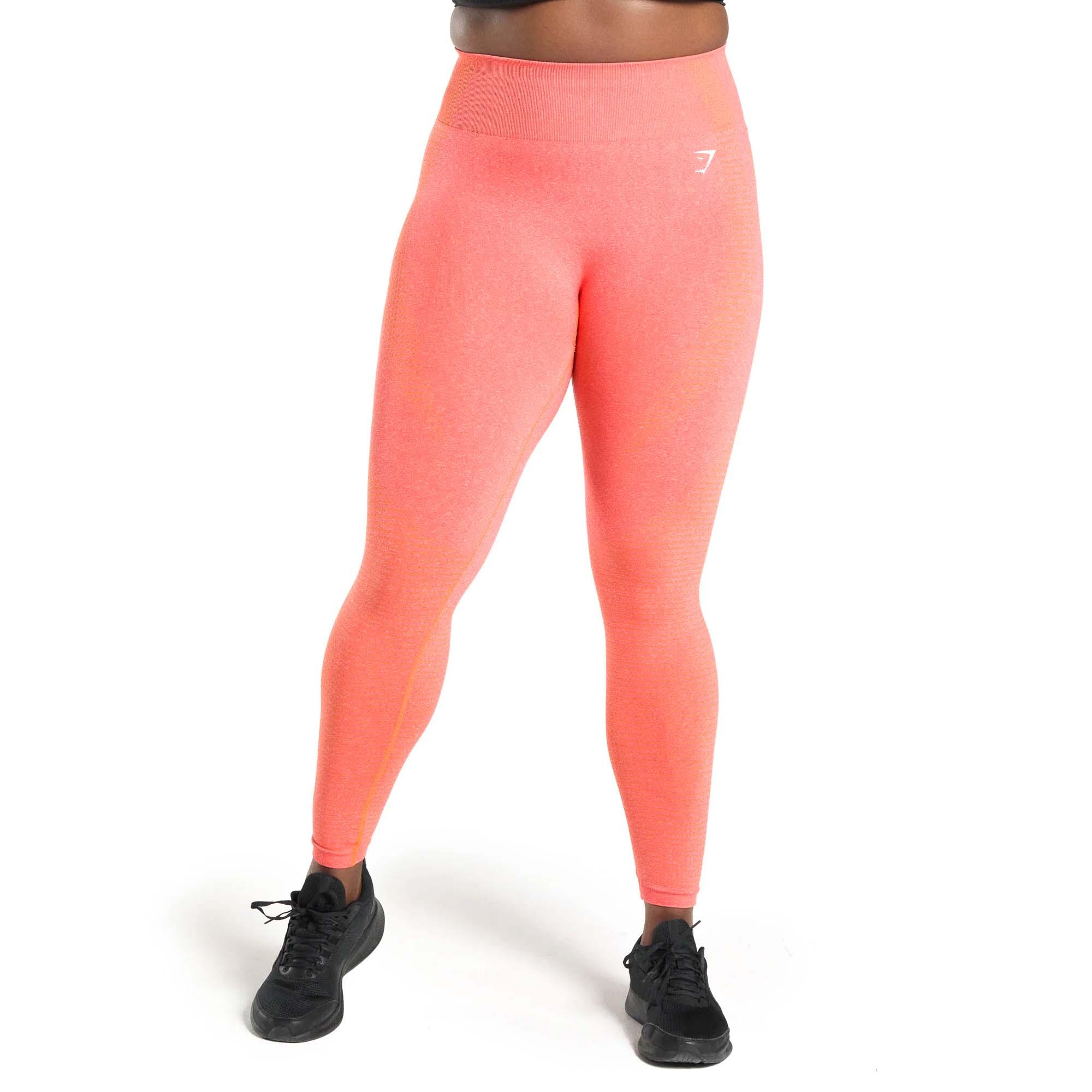 Gymshark - Legging De Training Femme Gymshark Vital Seamless - Legging - Orange - 48 Xl - Decathlon