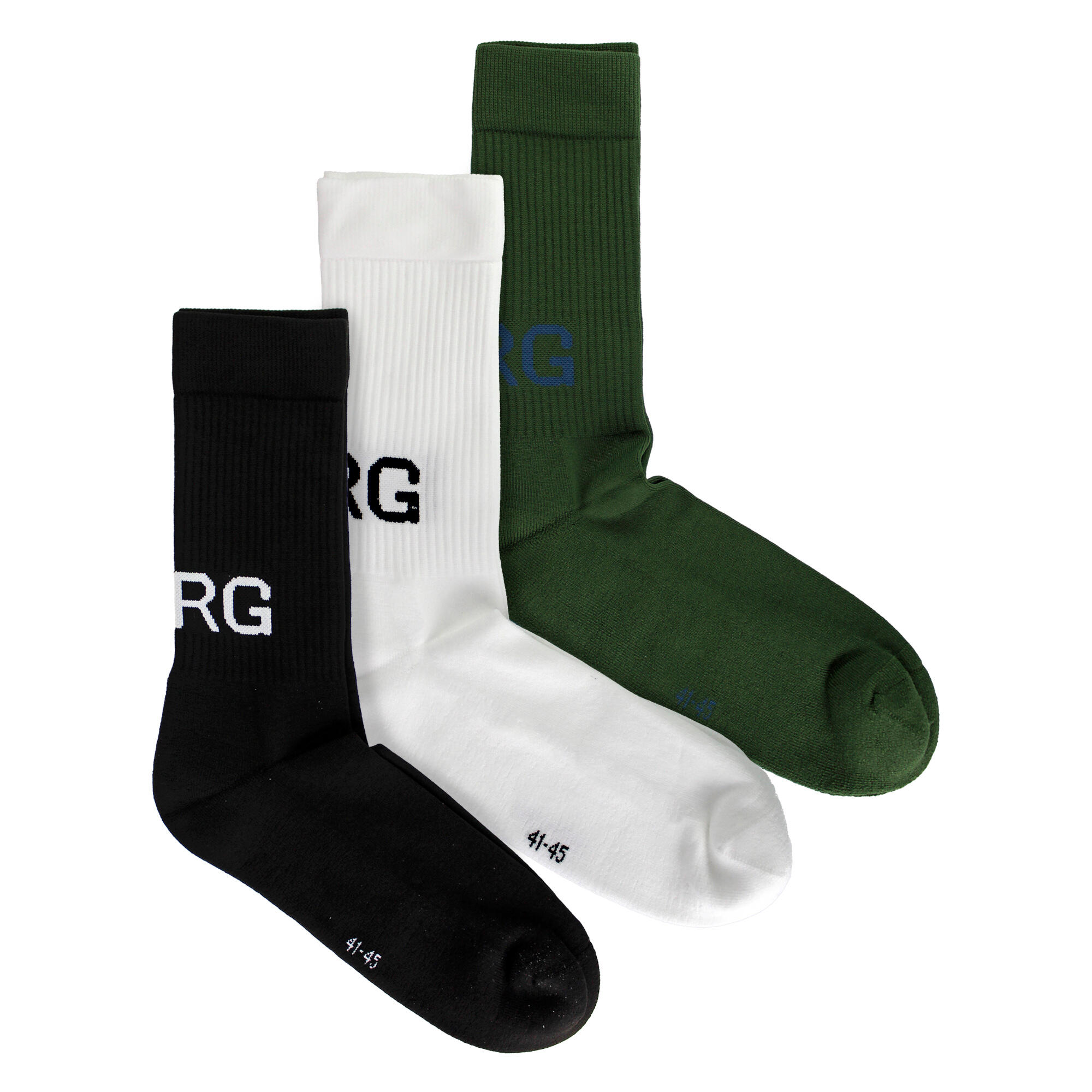 Lot de 3 paires de chaussettes Core Sport côtelées pour homme 5/6