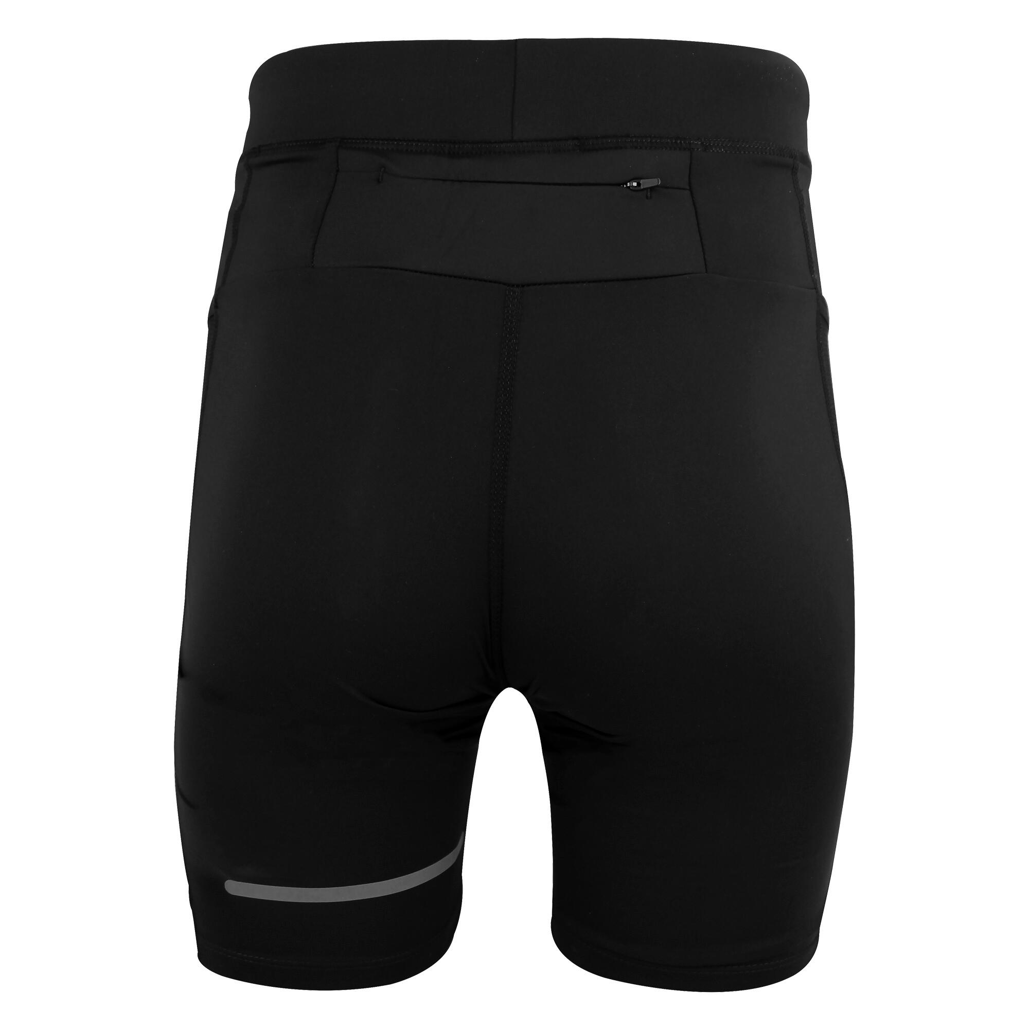 Mens Running Short Tights With Reflective Strip 2/6