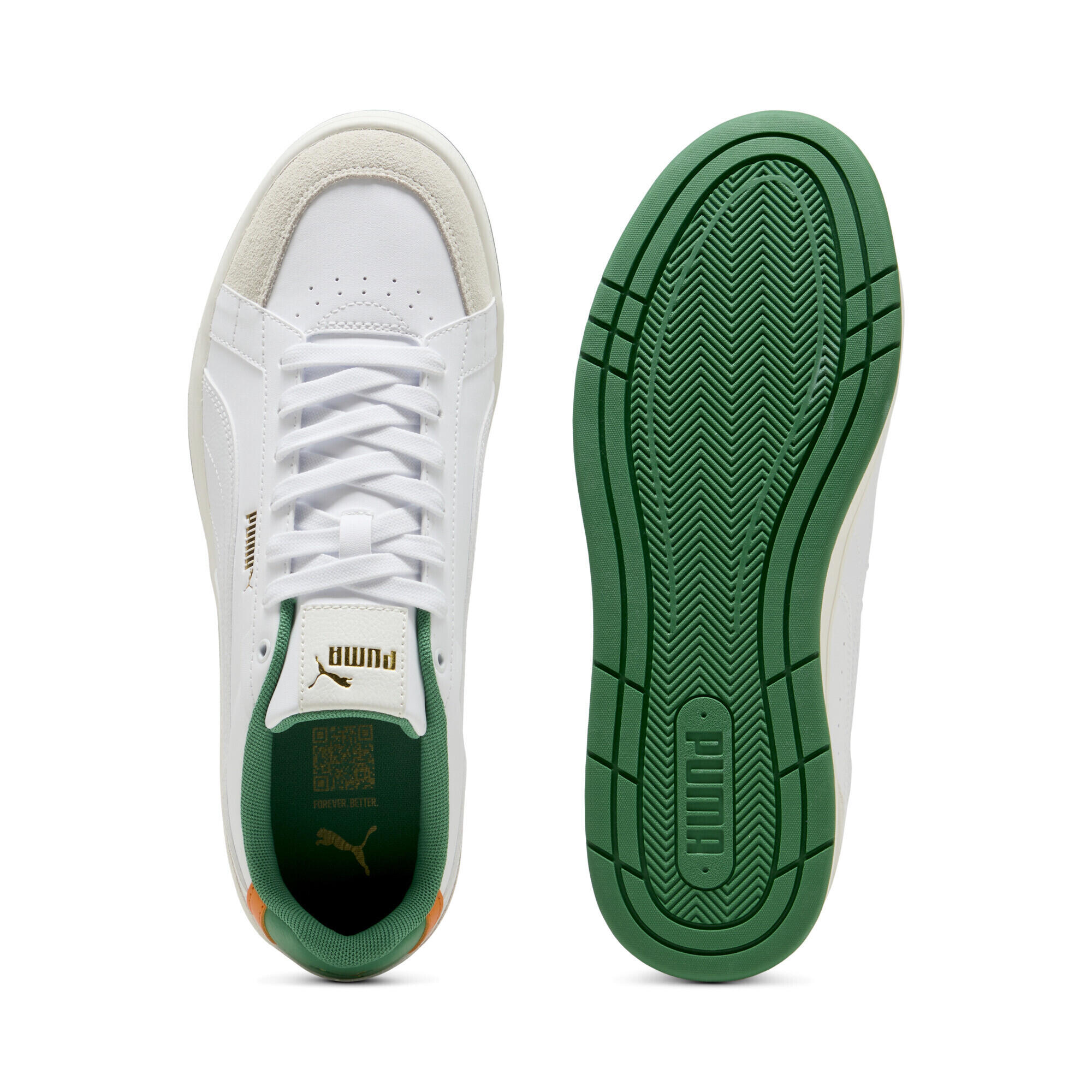 Court Classico Sport sneakers, uniseks PUMA Warm White Archive Green 6/7