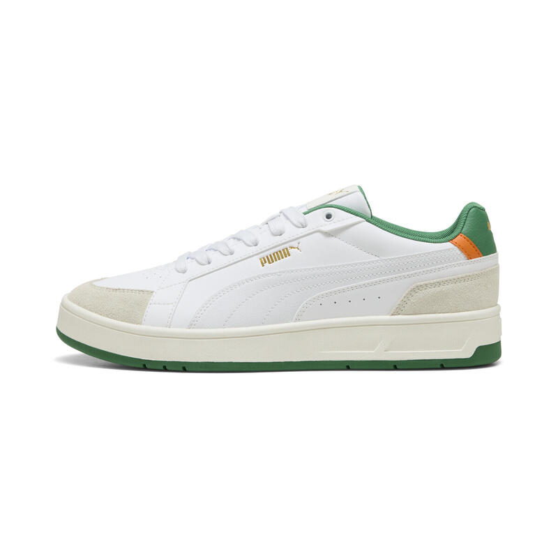 Sneakers Court Classico Unisexe PUMA Warm White Archive Green