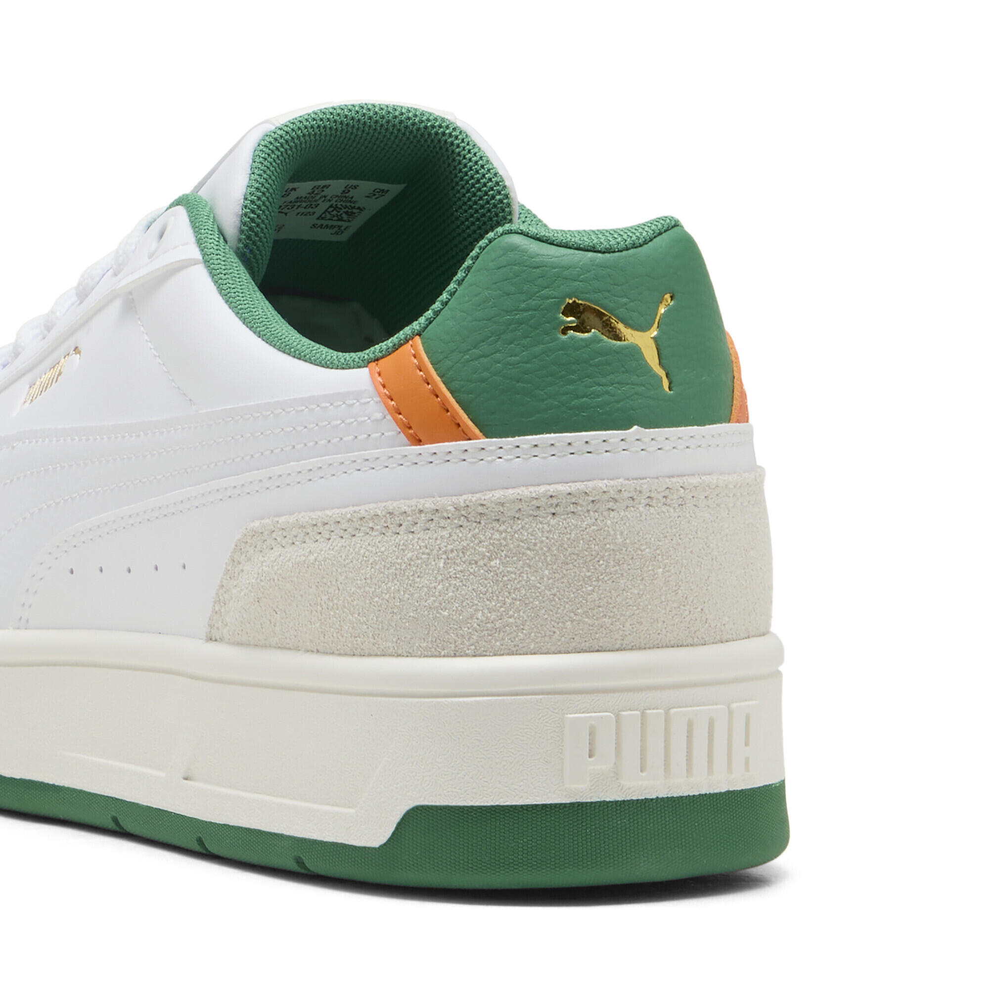 Court Classico Sport sneakers, uniseks PUMA Warm White Archive Green 4/7