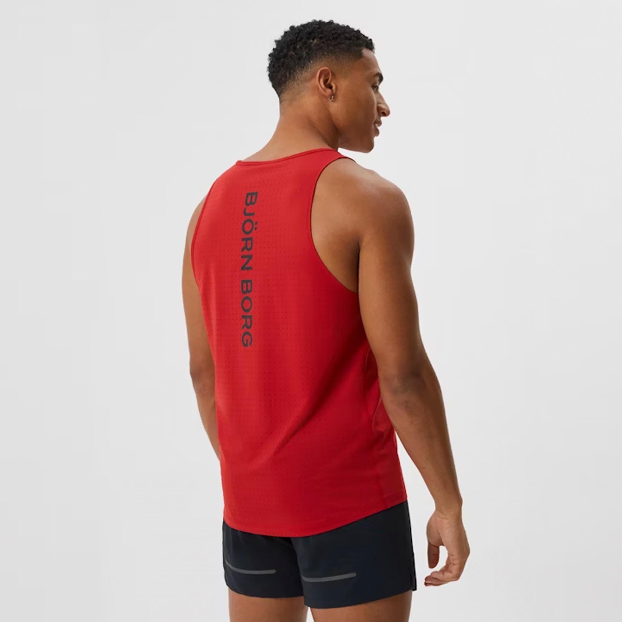 Débardeur de course sans manches perforé pour homme 4/6