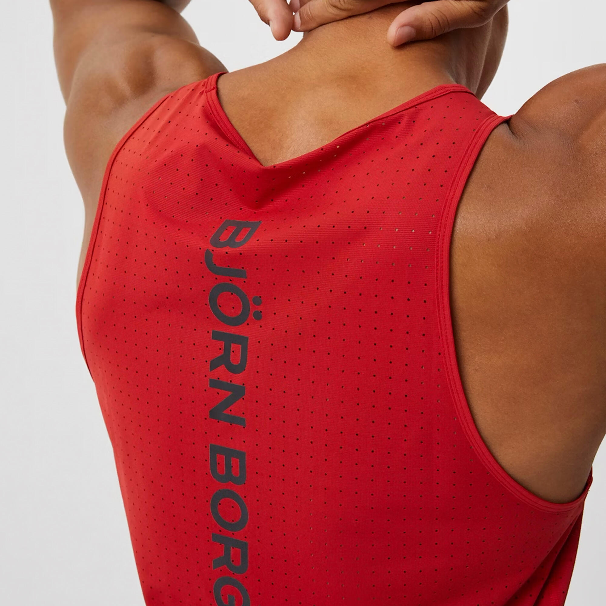 Débardeur de course sans manches perforé pour homme 5/6