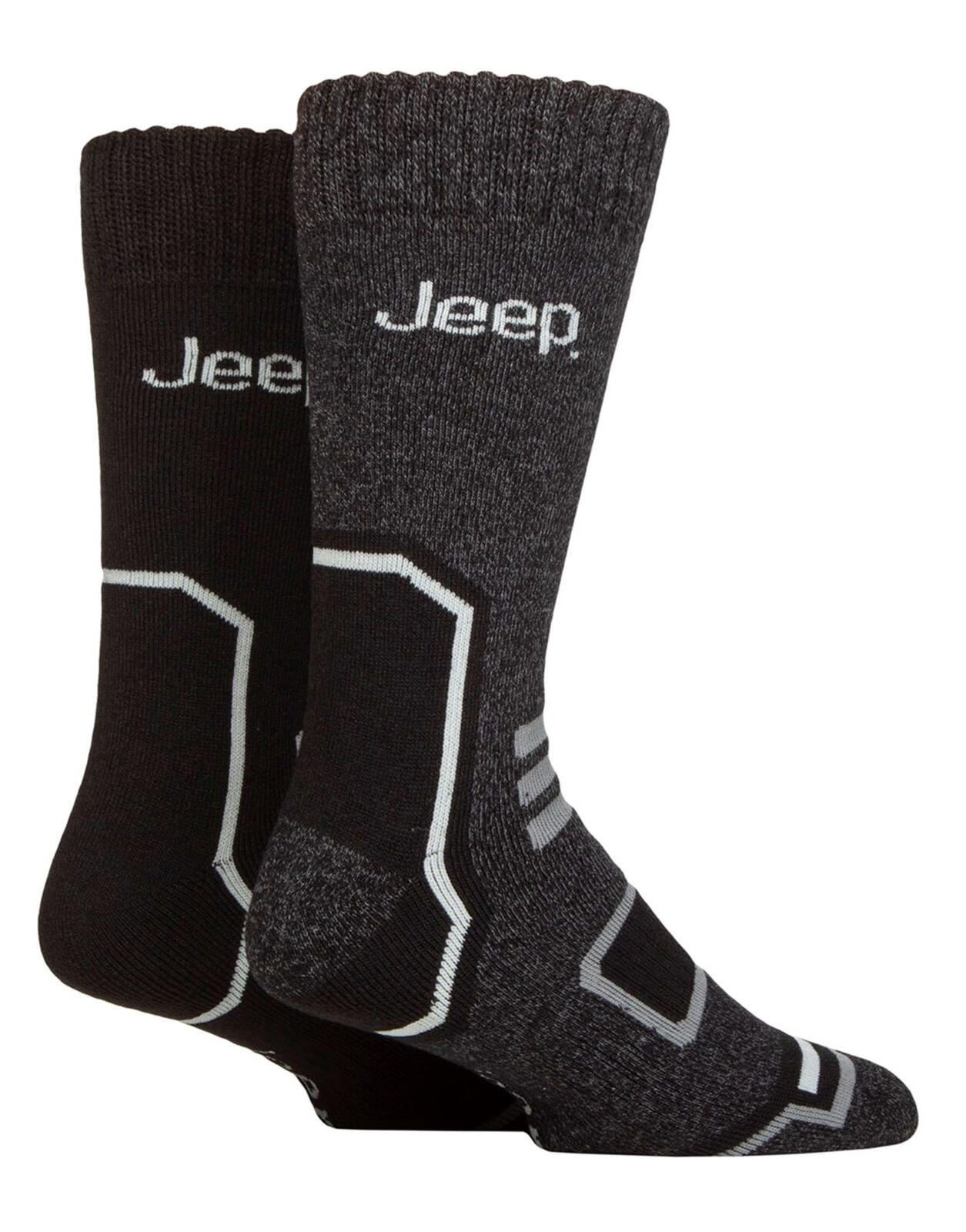 Jeep - Calzini Termici Uomo per Stivali 4 Paia Scarpe Basse Trekking 4/5