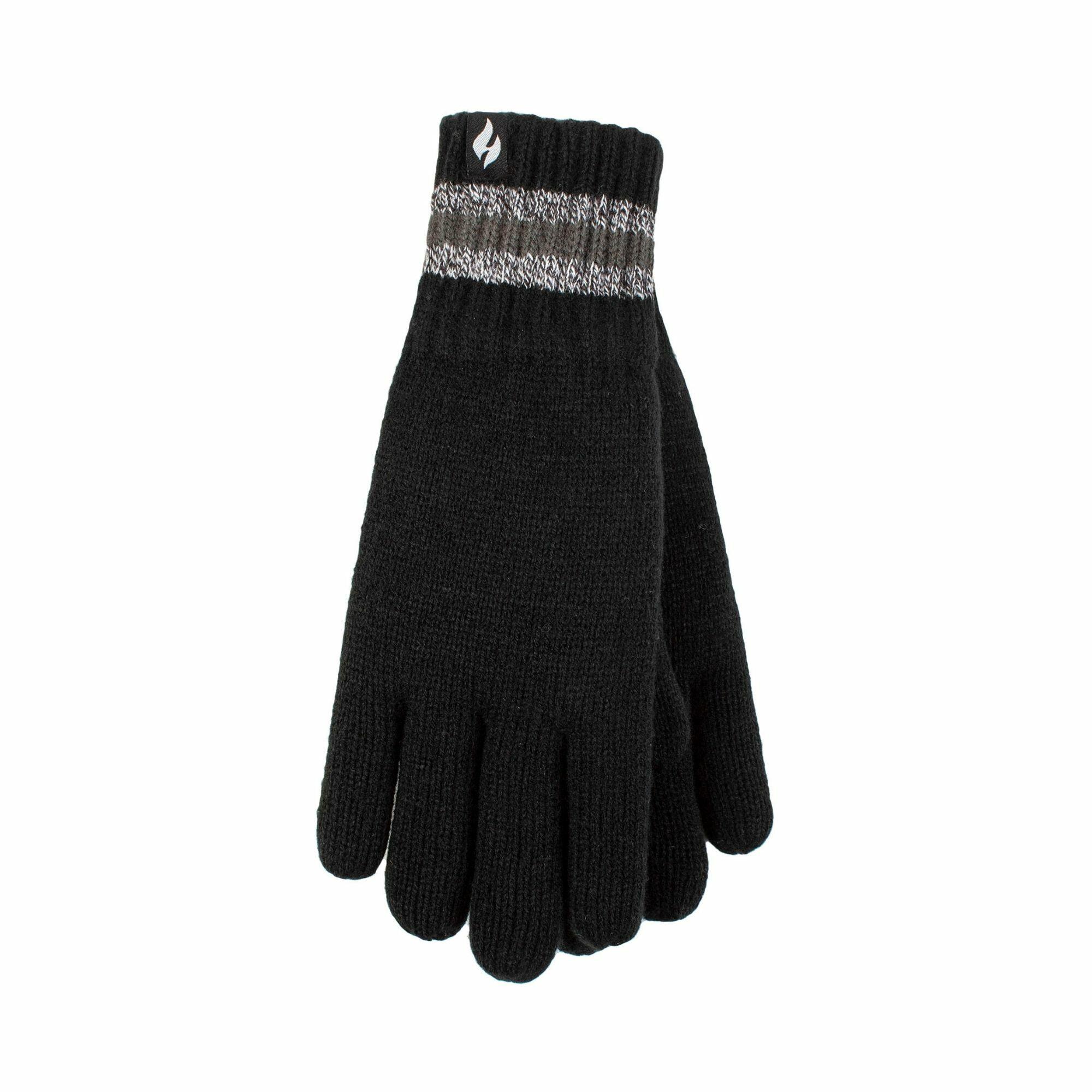 HEAT HOLDERS Mens Winter Warm Soft Fleece Lined Thermal Gloves