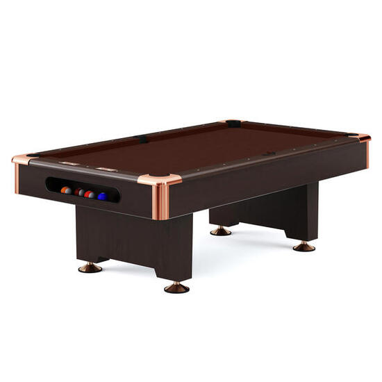 Billardtisch Club Pro III Dekor Nussbaum Chocolate Simonis 860 7 ft