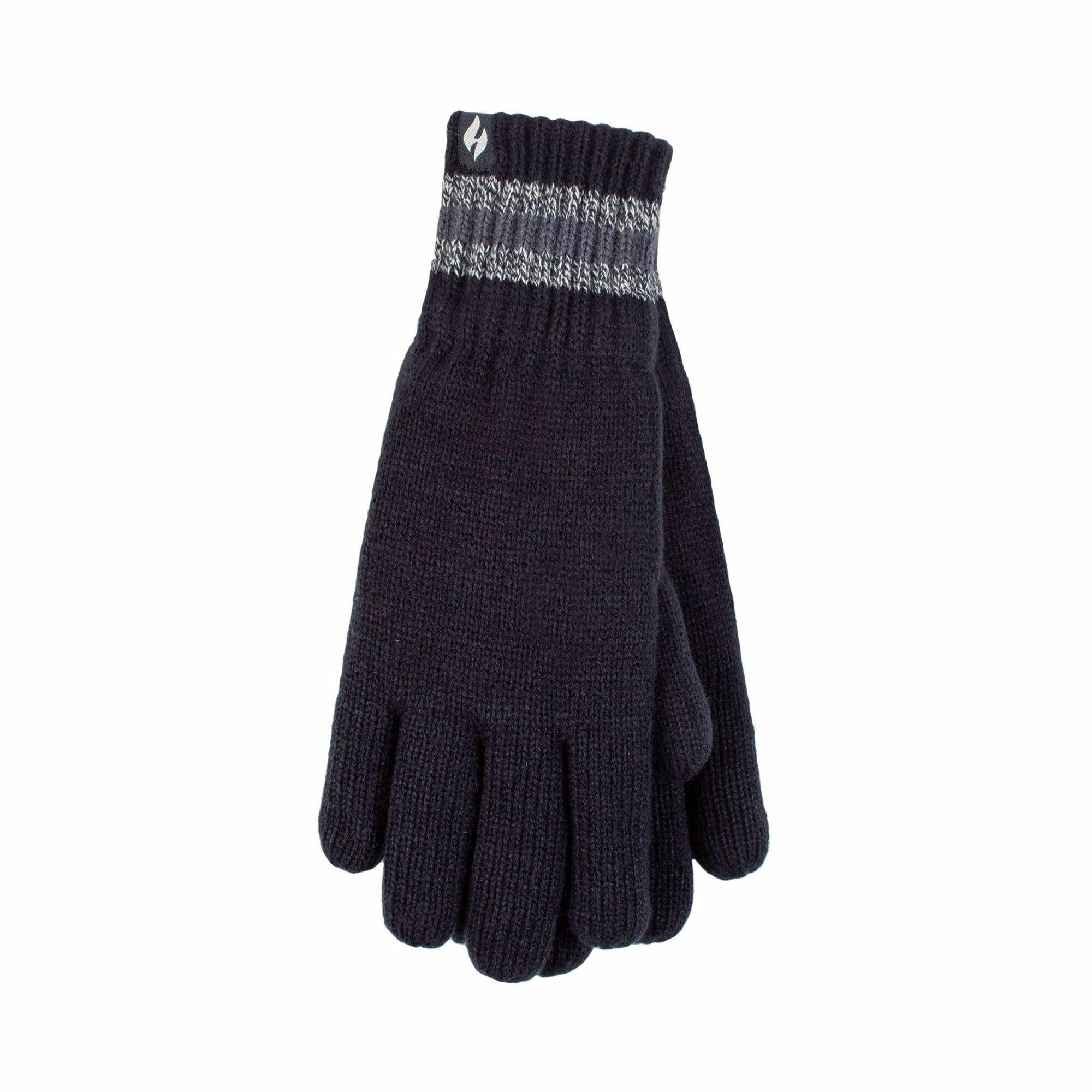 HEAT HOLDERS Mens Winter Warm Soft Fleece Lined Thermal Gloves