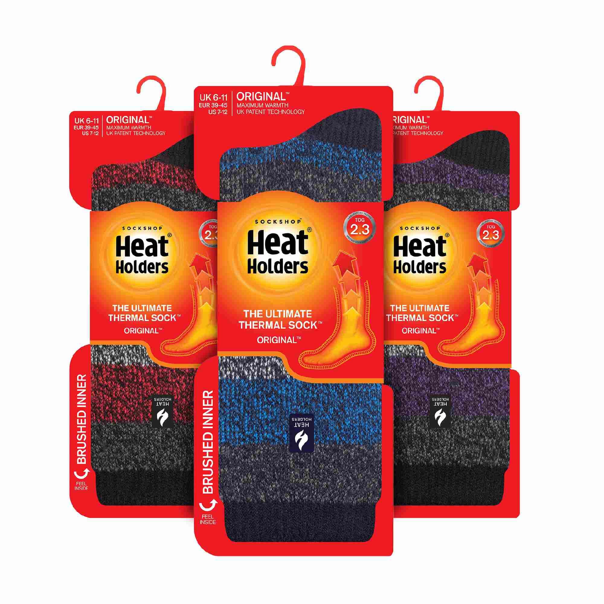 Heat Holders - 3er Pack Herren Thermosocken | Isolierte Socken für Winter 2/6