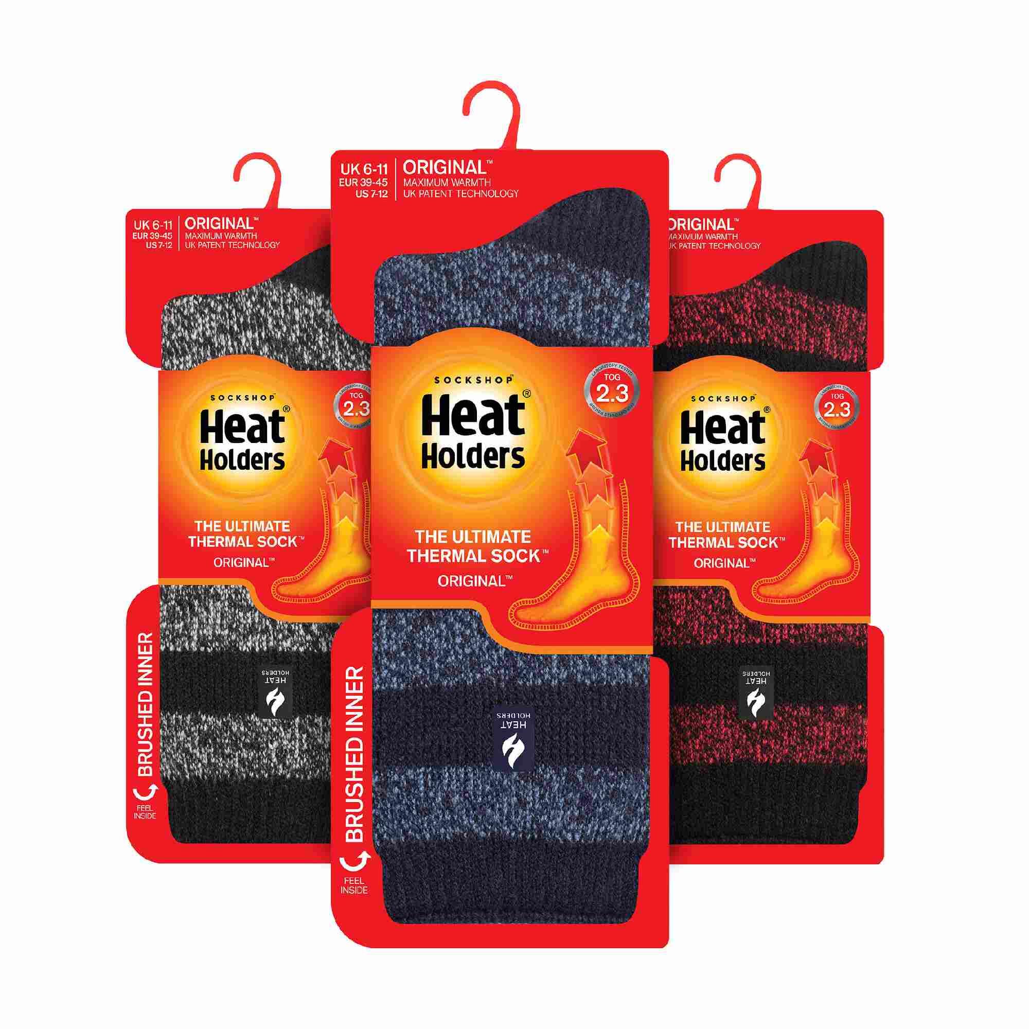 Heat Holders - 3er Pack Herren Thermosocken | Isolierte Socken für Winter 2/6