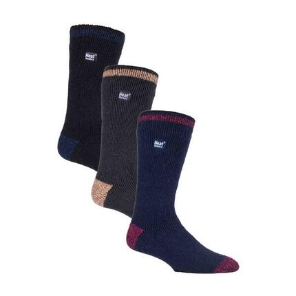 Heat Holders - Lot 3 Paires Chaussettes Thermiques Isolées Homme Hiver