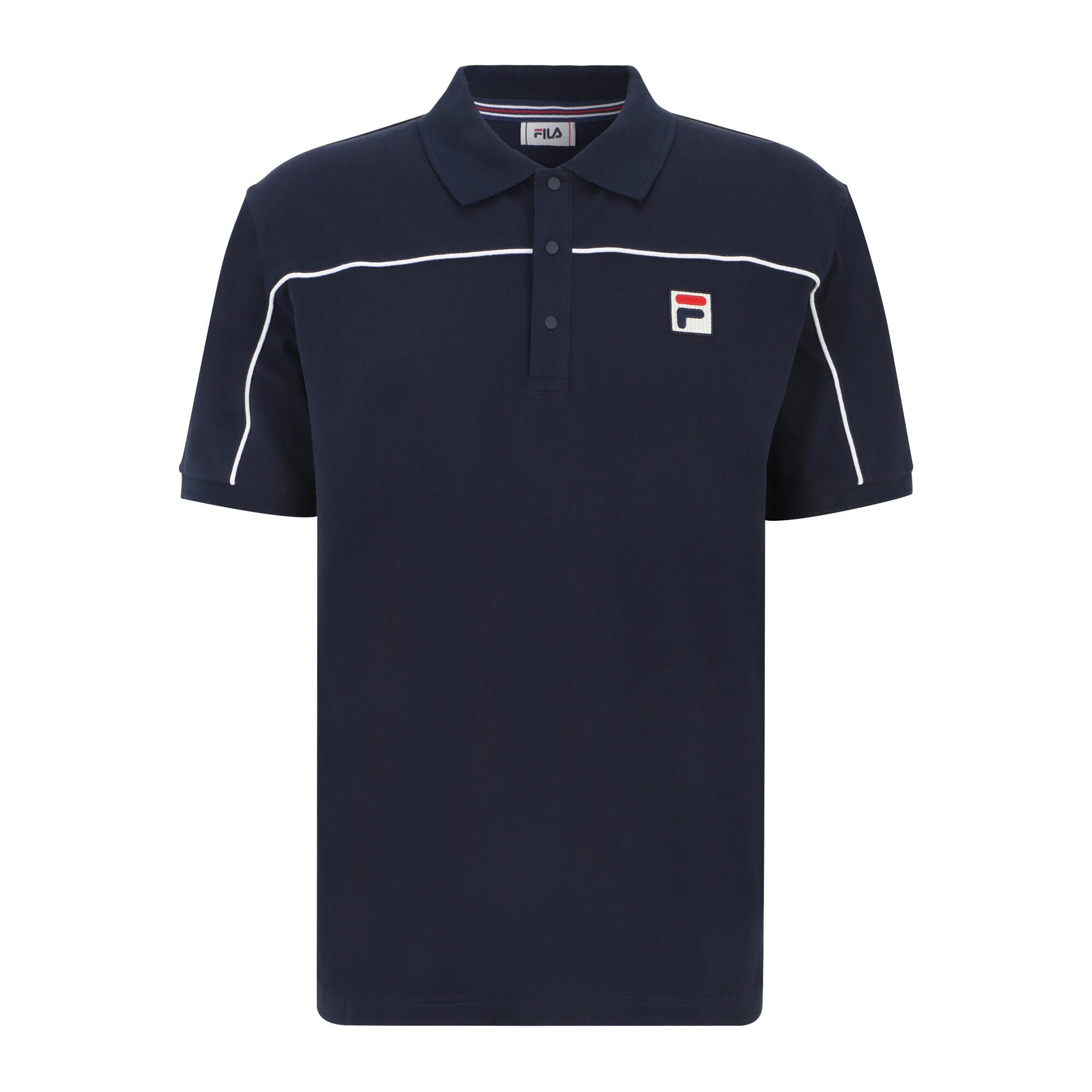 Fila - Polo Homme Fila Lawrence - Maillot Manches Courtes - Noir - 42 M/l - Decathlon