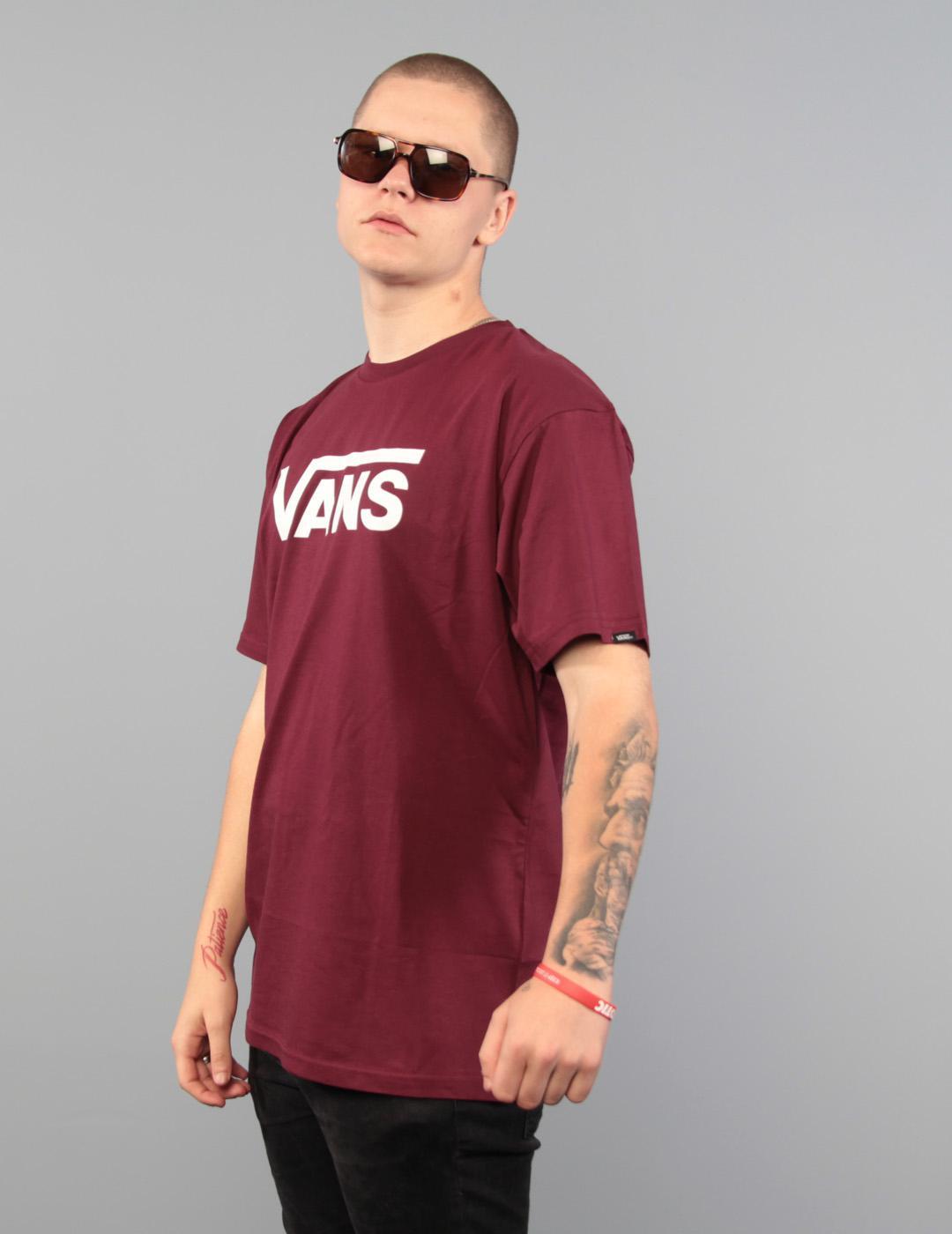 Maglietta da uomo Vans Classic Bordeaux 7/7