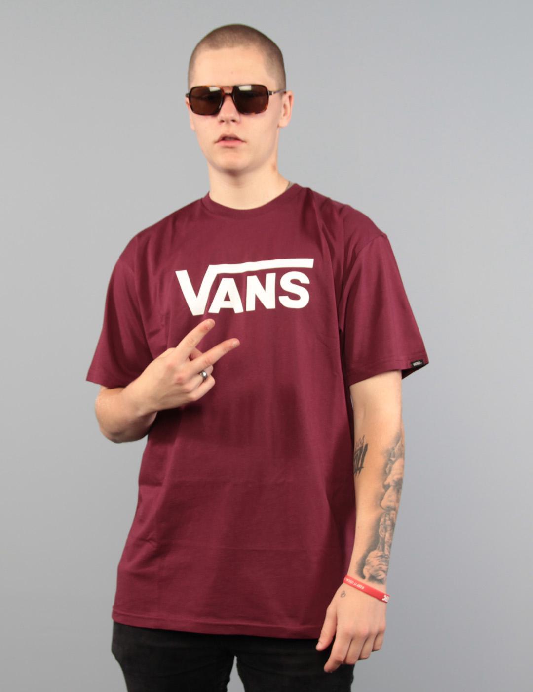 Maglietta da uomo Vans Classic Bordeaux 6/7