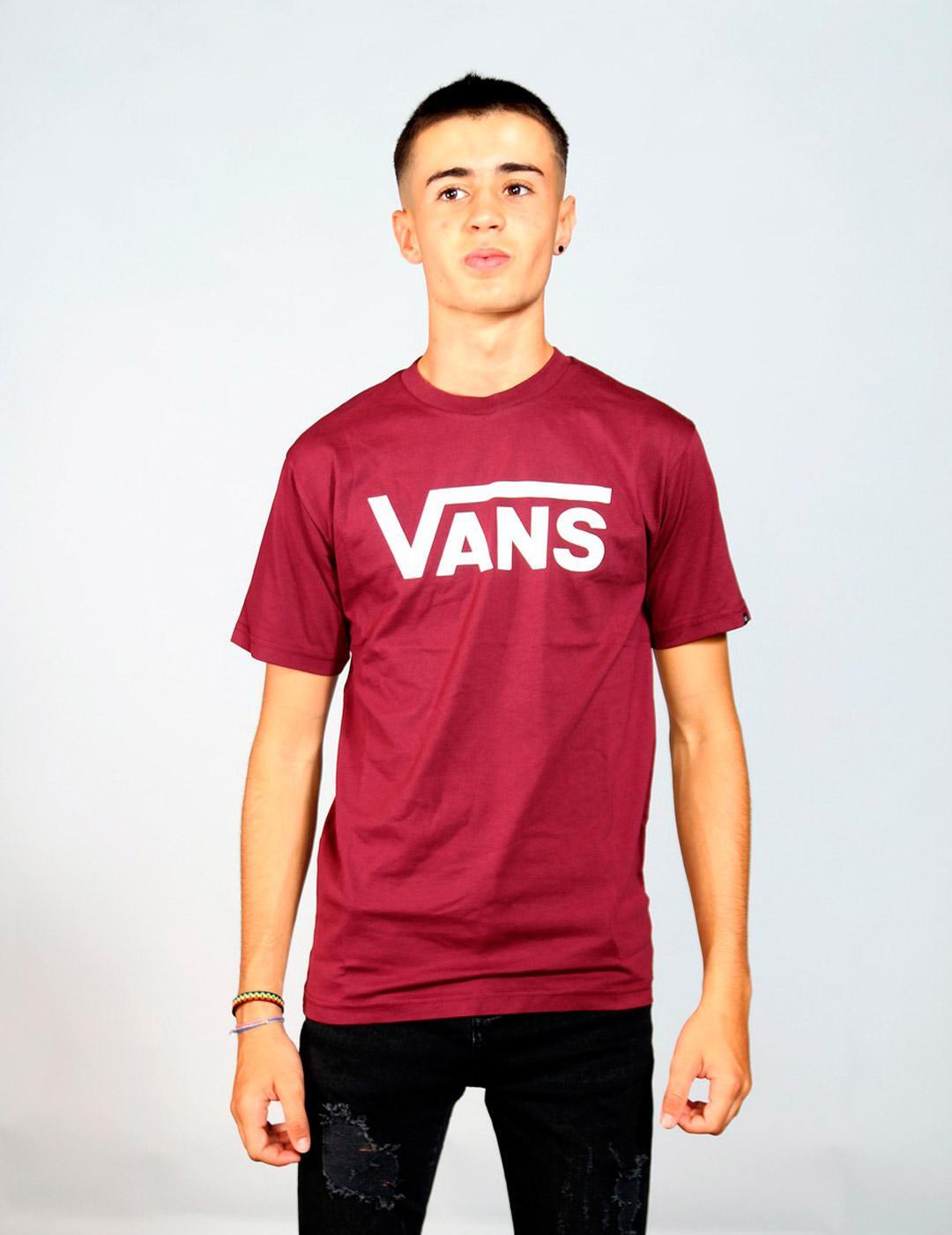 Maglietta da uomo Vans Classic Bordeaux 2/7