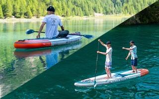 opblaasbare peddel kajak aqua marina cascade 13.2 2personnes 4/7